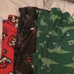 3 pairs of Boys PJ Bottoms.